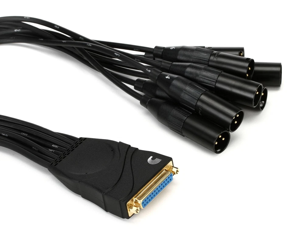 D'Addario PW-XLRMB-01 8ch XLR Male Breakout Cable - Image 1 of 4