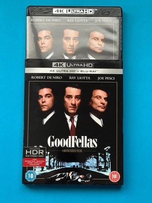 GOODFELLAS - 4K Ultra HD + Blu Ray + Card Slip Cover - Like New - Free Postage - image 1 of 4