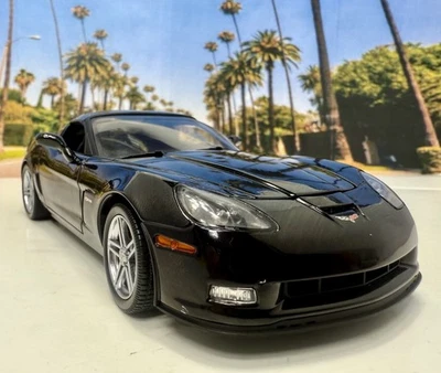 Franklin Mint 2006 Corvette Z06 Coupe LE черный 1:24 LE 505 РЕДКИЙ - Изображение 1 из 4