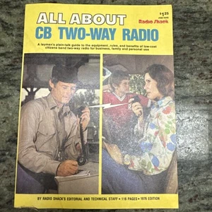 VINTAGE ALL ABOUT CB TWO WAY RADIO BOOK 1976 RADIO SHACK VGC - Picture 1 of 2