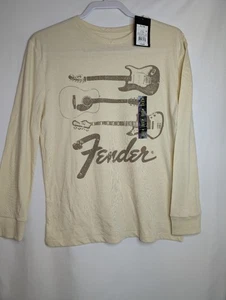 NWT Art Class Fender Long Sleeve Beige Size 14 Shirt  - Picture 1 of 4