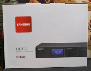 Sangean HDT-20 HD Radio FM-Stereo AM Tuner with Memory Presets - Black - NIB - Picture 1 of 7