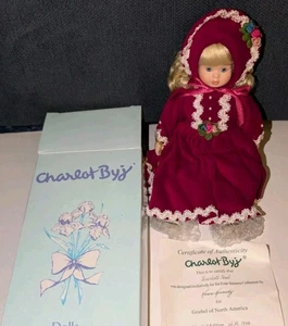 SELTENE GOEBEL CHARLOT BYJ PUPPEN KAREN KENNEDY MIT ZERTIFIKAT & ETIKETT SCARLETT NOEL - Bild 1 von 4