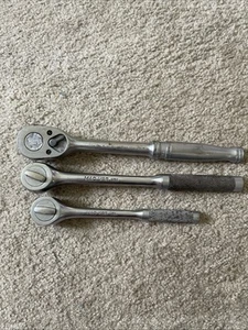 Vintage Snap On 1/2” Drive SL710 Ratchet MAC V8R 1/2”, MAC X8R 3/8” Ratchets USA - Bild 1 von 21