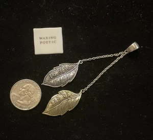 Waxing Poetic “ To Give, To Get” Yoga Charm. Sterling Silver W/ Brass Details. - Picture 1 of 4