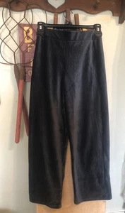 ZARA Girl Elastic Waist Cotton Stretch Wide Leg Dark GrayCorduroy Pants SZ 11-12 - Picture 1 of 8