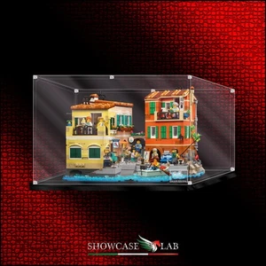 ACRYL PLEXIGLAS TEAK - VITRINE - TEK FÜR LEGO® SET 21359 - Italienische Riviera - Bild 1 von 5