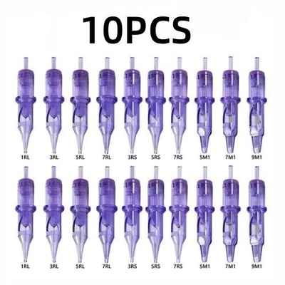 Tatuaje estéril RL/RS/M1/RM 10 piezas agujas mástil-pro regalo Reino Unido - cartuchos