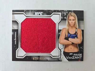 2016 UFC Topps Knockout Relic Paige VanZant 099/188 KR-PV - Image 1 of 2