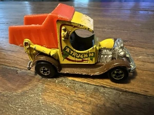 1977  Vintage Hot Wheels Truckin' Dumpin' A Truck Ford Blackwall Hong Kong - Picture 1 of 13