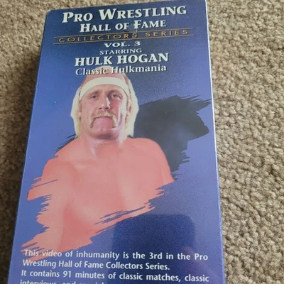 Hulk Hogan Pro Wrestling Hall of Fame VHS  Collectors Series,wwe,wwf,wcw,andre - Image 1 of 4