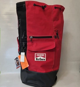 Bolso Mochila Marlboro Unlimited Duffle Climber Pack Vintage Años 90 Correa Única - Imagen 1 de 9