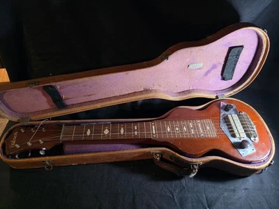 Rare Vintage Gibson Steel Lap Guitar with Case - Image 1 of 4