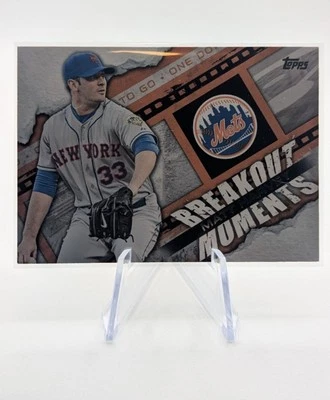 2014 TOPPS BREAKOUT MOMENTS MATT HARVEY BM-20 NEW YORK METS MLB DEBUT - Image 1 of 3