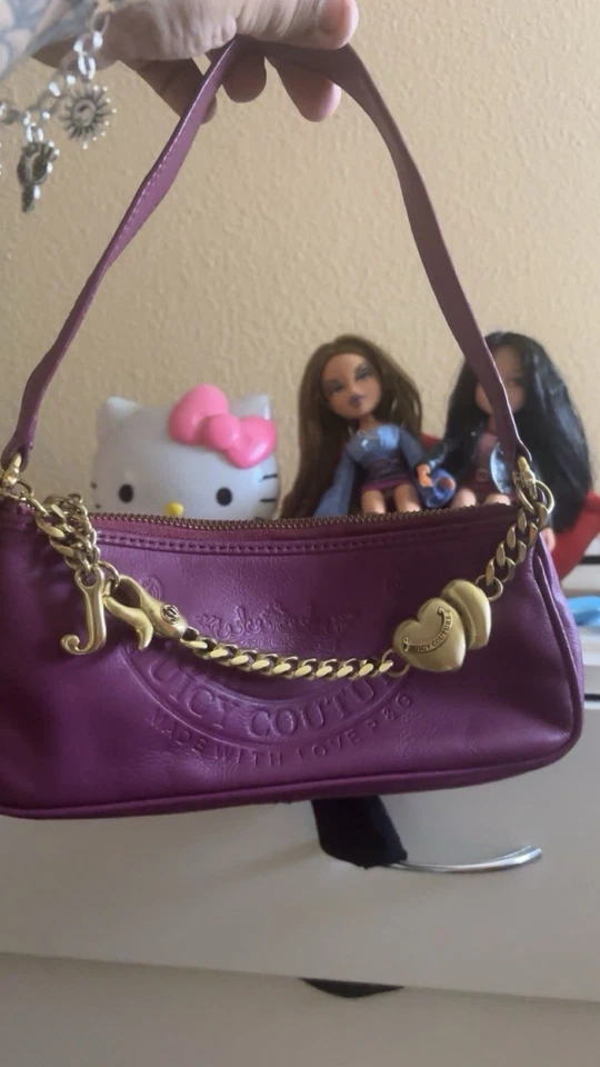 VNTG Y2K Juicy Couture Baguette Bolso de Hombro Cartera Foto 1 de 4