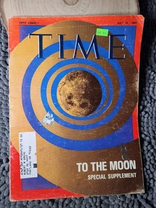 Time Magazine Vintage July 18 1969 Moon Special Supplement - Picture 1 of 3