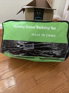 NEU Aoneky Fußball Backstop Netz unbenutzt mit Tasche 10 Fuß x 30 Fuß alle Sportarten schneller Versand - Bild 1 von 6