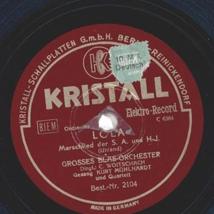 Großes Blasorchester Carl Woitschach - Lola, Marschlied der S.A. und H.J. / Matr - Bild 1 von 4