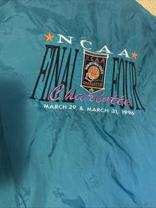 Vintage NCAA  Charlotte Women’s  Final four 1996 Windbreaker LOGO 7 RARE - Picture 1 of 11