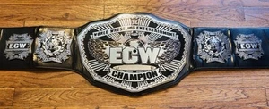 OFFICIAL FIGS TOY CO ECW BIG SILVER WORLD CHAMPIONSHIP REPLICA WRESTLING BELT - Picture 1 of 11