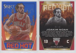 2013-14 Panini Select Red Hot Blue Prizm /49 Joakim Noah #16