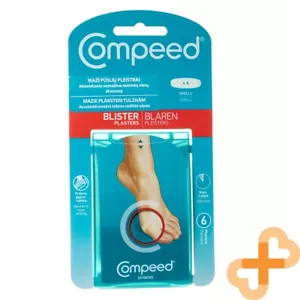 Compeed Blister Pflaster 6 Stück Klein Größe Instant Pain Releaf Heilend Effekt - Bild 1 von 24