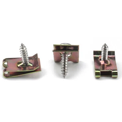 En caja 4 tamaños coche SUV U tuerca clip tornillo sujetador carrocería guardabarros parachoques placa fija Foto 1 de 4