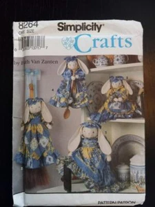 Simplicity 8264 Decorative Toaster, Broom, Sitting & Spoon Bunny Patterns - Imagen 1 de 2