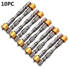 10 Packs Double-Head Ph2 Screwdriver Bit 65Mm Electric Drill Detachable Magnetic