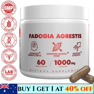 Fadogia Agrestis 1000mg Per Serving Supplement - Potent Extract to Increase - Picture 1 of 5