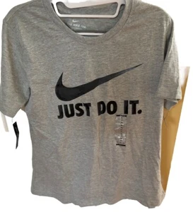 Nike Men's T-Shirt Sportswear "Just Do It" Short Sleeve Crew Neck Athletic Shirt - Picture 1 of 6