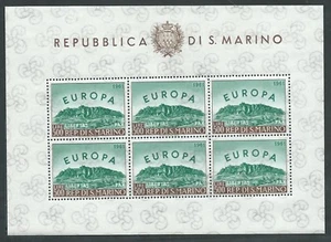1961 EUROPA UNITA CEPT FOGLIETTO SAN MARINO MNH ** - KKK - Picture 1 of 1