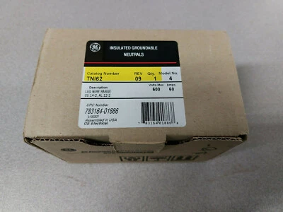 TNI62 General Electric Accessory-Bondable Neutral Kit-Safety Switch 60 A 600 W - Image 1 of 3