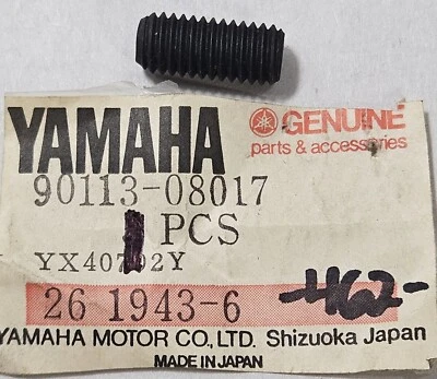 NOS Yamaha DT1 RT1 XS1 YZ250 YZ360 Clutch Stud Adjuster Bolt OEM 90113-08017-00 - Image 1 of 2