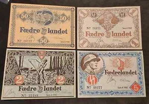 Billetes alemanes DNSAP Segunda Guerra Mundial Segunda Guerra Mundial SS Freikorps Legión Danesa Dinamarca Moneda - Imagen 1 de 2