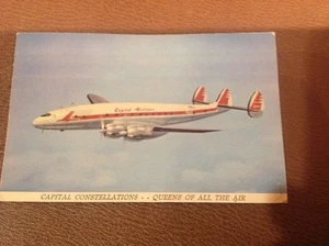 Vintage Postcard Capital Airlines Constellations Queens of All the Air (A1). - Picture 1 of 4