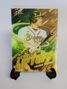 Freddie Freeman Atlanta Braves 2021 Topps Fire We Have Liftoff Gold Minted Nice! - Picture 1 of 2