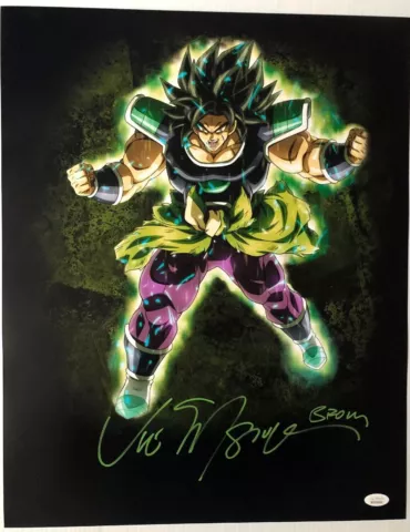 Vic Mignogna Signed Autographed 16x20 Photo Dragon Ball Z Super Broly JSA COA 2 Cover