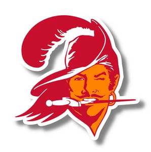 Tampa Bay Buccaneers Retro 76 - 96 Vinyl Sticker Decal car Truck Windows - Picture 1 of 2