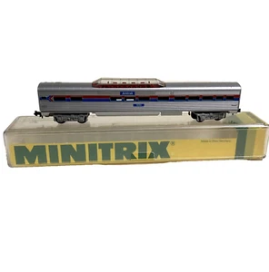 Minitrix N Scale Amtrak Observation Passenger Train 13053 9354 - Picture 1 of 13