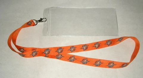 GOLDEN STATE WARRIORS NECKLACE TICKET HOLDER STRAP NBA BASKETBALL OAKLAND ARENA Cover