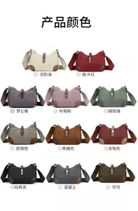 HQ Casual Multicolour Crossbody Women's Bag,Fashionable Shoulder Messenger Bag - Picture 1 of 35