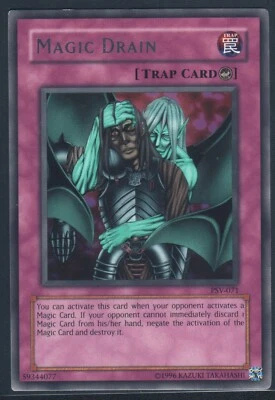 Magic Drain PSV-071 Rare Unlimited Editon - Yu-gi-oh! Trap Card NL2 - Image 1 of 2