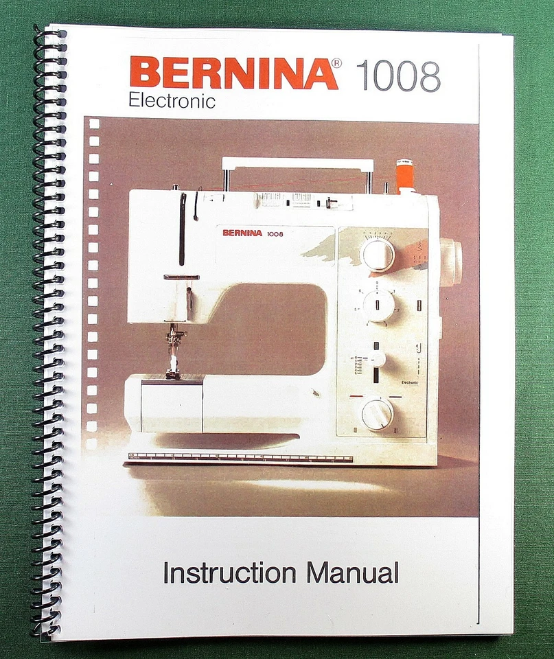 Bernina 1008 Instruction Manual: 42 Pages & Protective Covers! - Image 1 of 1