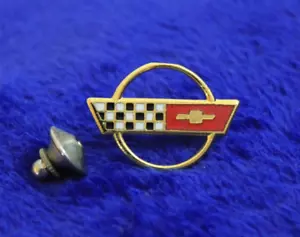 Chevy Corvette Hat Lapel Pin Accessory GM Sting Ray Mako Bowtie - Picture 1 of 6