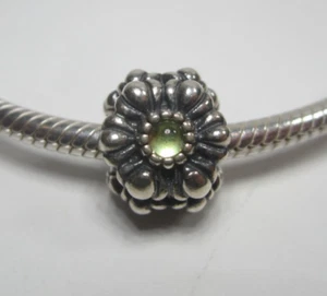 Pandora August Birthday Blooms Charm 790580PE Retired Authentic ALE Sterling - Picture 1 of 11
