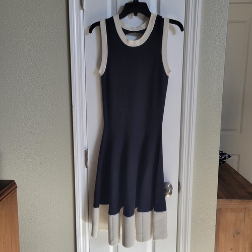 Kate Spade Abito da Cocktail Donna Quincy Brighton Nero e Crema Taglia S...