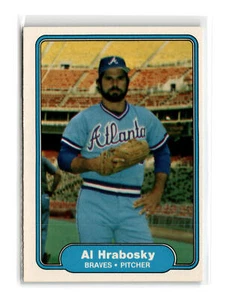 Al Hrabosky Baseball #438a 1982 Fleer Atlanta Braves - Picture 1 of 2
