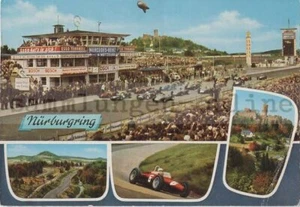 Tarjeta postal NÜRBURGRING PK AK fotografía automóviles años 60 carreras Fórmula 1 - Imagen 1 de 2