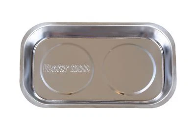 Nueva Bandeja Magnética de Piezas de Acero Inoxidable 5-1/2" x 9-1/2" Piezas Herramientas Tornillos Pernos Foto 1 de 2
